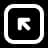Arrow Top Left Square Icon